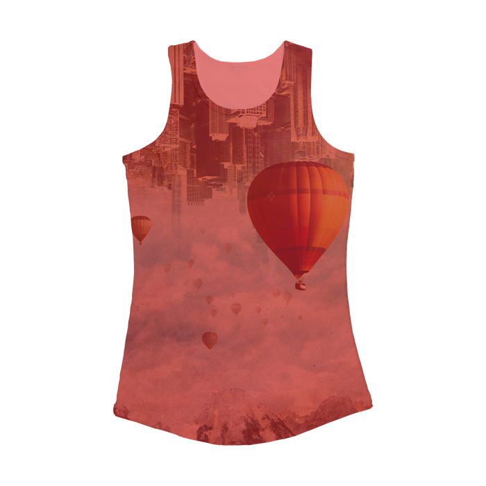 VIRGIN TEEZ Women Tank top Electric Pink / XS Passing By Women Performance Tank Top