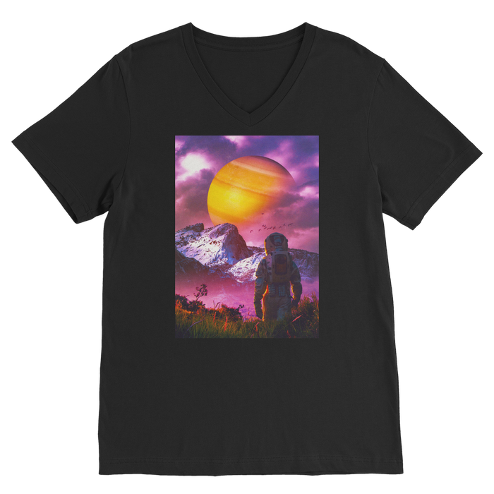 VIRGIN TEEZ Men T-Shirts Black / Unisex / S Pathfinder Premium V-Neck T-Shirt