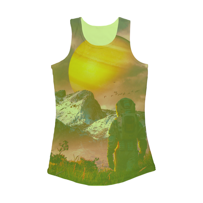 VIRGIN TEEZ Women Tank top Electric Green / XS Pathfinder Women Performance Tank Top