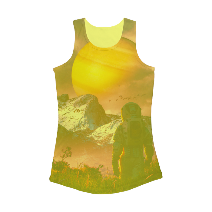 VIRGIN TEEZ Women Tank top Electric Yellow / XS Pathfinder Women Performance Tank Top