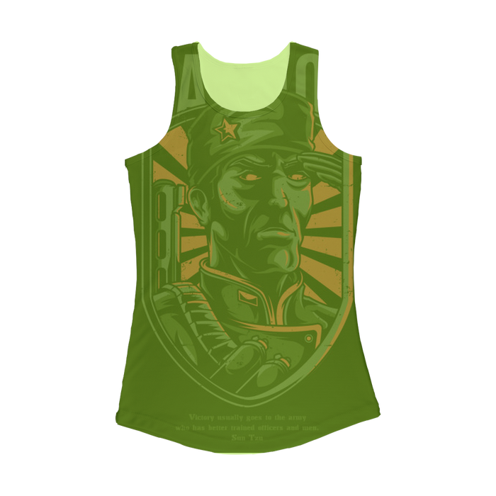VIRGIN TEEZ Women Tank top Electric Green / XS Patriot Women Performance Tank Top