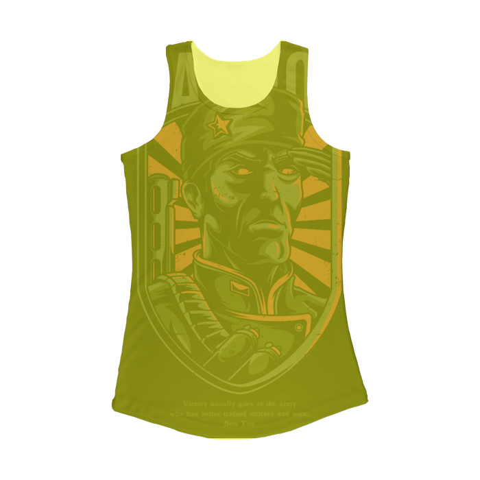 VIRGIN TEEZ Women Tank top Electric Yellow / XS Patriot Women Performance Tank Top