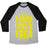 Virgin Teez  Baseball Tee Unisex Tri-Blend Baseball Tee / small / Athletic Gray / Black PEACE LOVE YOGA UNISEX TRI-BLEND BASEBALL TEE