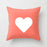 The Pillow pillows Peach Heart Pillow