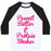 Virgin Teez  Baseball Tee Unisex Classic Baseball Tee / x-small / White/Black PEANUT BUTTER & PROTEIN SHAKES UNISEX CLASSIC BASEBALL TEE