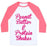 Virgin Teez  Baseball Tee Unisex Classic Baseball Tee / x-small / White/Neon Pink PEANUT BUTTER & PROTEIN SHAKES UNISEX CLASSIC BASEBALL TEE