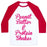 Virgin Teez  Baseball Tee Unisex Classic Baseball Tee / x-small / White/Red PEANUT BUTTER & PROTEIN SHAKES UNISEX CLASSIC BASEBALL TEE