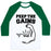 Virgin Teez  Baseball Tee Unisex Classic Baseball Tee / x-small / White/Dark Green PEEP THE GAINS UNISEX CLASSIC BASEBALL TEE