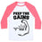 Virgin Teez  Baseball Tee Unisex Classic Baseball Tee / x-small / White/Neon Pink PEEP THE GAINS UNISEX CLASSIC BASEBALL TEE