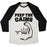 Virgin Teez  Baseball Tee Unisex Tri-Blend Baseball Tee / small / Oatmeal / Black PEEP THE GAINS UNISEX TRI-BLEND BASEBALL TEE