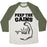 Virgin Teez  Baseball Tee Unisex Tri-Blend Baseball Tee / small / Oatmeal / Moss PEEP THE GAINS UNISEX TRI-BLEND BASEBALL TEE