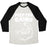 Virgin Teez  Baseball Tee Unisex Tri-Blend Baseball Tee / small / Oatmeal / Black PEEP THE GAINS WHITE PRINT UNISEX TRI-BLEND BASEBALL TEE