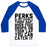 Virgin Teez  Baseball Tee Unisex Classic Baseball Tee / x-small / White/Blue PERKS OF NOT HAVING A THIGH GAP UNISEX CLASSIC BASEBALL TEE