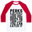 Virgin Teez  Baseball Tee Unisex Classic Baseball Tee / x-small / White/Red PERKS OF NOT HAVING A THIGH GAP UNISEX CLASSIC BASEBALL TEE