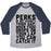 Virgin Teez  Baseball Tee Unisex Tri-Blend Baseball Tee / small / Athletic Gray / Navy PERKS OF NOT HAVING A THIGH GAP UNISEX TRI-BLEND BASEBALL TEE