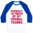 Virgin Teez  Baseball Tee Unisex Classic Baseball Tee / x-small / White/Blue PERSONALLY VICTIMIZED BY MY PERSONAL TRAINER UNISEX CLASSIC BASEBALL TEE
