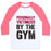 Virgin Teez  Baseball Tee Unisex Classic Baseball Tee / x-small / White/Neon Pink PERSONALLY VICTIMIZED BY THE GYM UNISEX CLASSIC BASEBALL TEE