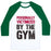 Virgin Teez  Baseball Tee Unisex Classic Baseball Tee / x-small / White/Dark Green PERSONALLY VICTIMIZED BY THE GYM UNISEX CLASSIC BASEBALL TEE