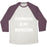 Virgin Teez  Baseball Tee Unisex Tri-Blend Baseball Tee / small / Oatmeal / Maroon PERSPIRATION IS MY INSPIRATION UNISEX TRI-BLEND BASEBALL TEE