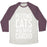 Virgin Teez  Baseball Tee Unisex Tri-Blend Baseball Tee / small / Oatmeal / Maroon PETTING CATS IS MY CARDIO UNISEX TRI-BLEND BASEBALL TEE