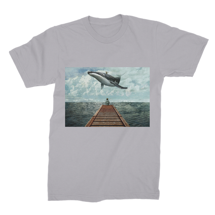 VIRGIN TEEZ Men T-Shirts Light Grey / Male / S Pier Premium Jersey Men's T-Shirt