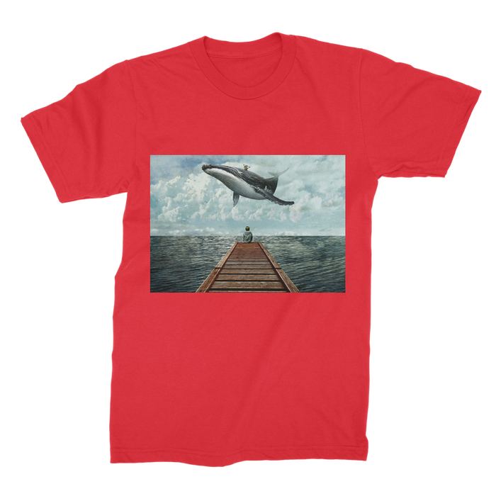 VIRGIN TEEZ Men T-Shirts Red / Male / S Pier Premium Jersey Men's T-Shirt