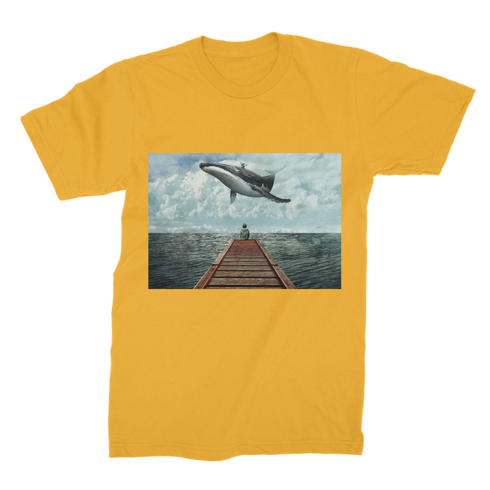 VIRGIN TEEZ Men T-Shirts Gold / Male / S Pier Premium Jersey Men's T-Shirt
