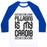 Virgin Teez  Baseball Tee Unisex Classic Baseball Tee / x-small / White/Blue PILLAGING IS MY CARDIO UNISEX CLASSIC BASEBALL TEE