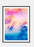 LUVD Framed Art Prints Pink Sky  Frame