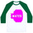 Virgin Teez  Baseball Tee Unisex Classic Baseball Tee / x-small / White/Dark Green PINK SWOLE MATE (MATE) UNISEX CLASSIC BASEBALL TEE