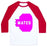 Virgin Teez  Baseball Tee Unisex Classic Baseball Tee / x-small / White/Red PINK SWOLE MATE (MATE) UNISEX CLASSIC BASEBALL TEE