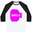 Virgin Teez  Baseball Tee Unisex Classic Baseball Tee / x-small / White/Black PINK SWOLE MATES (SWOLE) UNISEX CLASSIC BASEBALL TEE