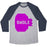 Virgin Teez  Baseball Tee Unisex Tri-Blend Baseball Tee / small / Athletic Gray / Navy PINK SWOLE MATES (SWOLE) UNISEX TRI-BLEND BASEBALL TEE