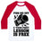 Virgin Teez  Baseball Tee Unisex Classic Baseball Tee / x-small / White/Red PISS ME OFF & YOUR FIRST LESSON IS FREE UNISEX CLASSIC BASEBALL TEE