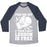 Virgin Teez  Baseball Tee Unisex Tri-Blend Baseball Tee / small / Athletic Gray / Navy PISS ME OFF & YOUR FIRST LESSON IS FREE UNISEX TRI-BLEND BASEBALL TEE