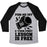 Virgin Teez  Baseball Tee Unisex Tri-Blend Baseball Tee / small / Athletic Gray / Black PISS ME OFF & YOUR FIRST LESSON IS FREE UNISEX TRI-BLEND BASEBALL TEE