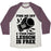 Virgin Teez  Baseball Tee Unisex Tri-Blend Baseball Tee / small / Oatmeal / Maroon PISS ME OFF & YOUR FIRST LESSON IS FREE UNISEX TRI-BLEND BASEBALL TEE