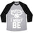 Virgin Teez  Baseball Tee Unisex Tri-Blend Baseball Tee / small / Athletic Gray / Black PITCH I MIGHT BE UNISEX TRI-BLEND BASEBALL TEE