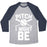 Virgin Teez  Baseball Tee Unisex Tri-Blend Baseball Tee / small / Athletic Gray / Navy PITCH I MIGHT BE UNISEX TRI-BLEND BASEBALL TEE