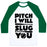 Virgin Teez  Baseball Tee Unisex Classic Baseball Tee / x-small / White/Dark Green PITCH I WILL SLUG YOU UNISEX CLASSIC BASEBALL TEE