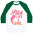 Virgin Teez  Baseball Tee Unisex Classic Baseball Tee / x-small / White/Dark Green PITCH LIKE A GIRL UNISEX CLASSIC BASEBALL TEE