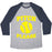 Virgin Teez  Baseball Tee Unisex Tri-Blend Baseball Tee / small / Athletic Gray / Navy PITCH PLEASE UNISEX TRI-BLEND BASEBALL TEE