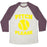 Virgin Teez  Baseball Tee Unisex Tri-Blend Baseball Tee / small / Oatmeal / Maroon PITCH PLEASE UNISEX TRI-BLEND BASEBALL TEE