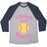 Virgin Teez  Baseball Tee Unisex Tri-Blend Baseball Tee / small / Athletic Gray / Navy PITCHES AND PEARLS UNISEX TRI-BLEND BASEBALL TEE