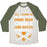 Virgin Teez  Baseball Tee Unisex Tri-Blend Baseball Tee / small / Oatmeal / Moss PIZZA, BEER, CUDDLING, AND BASKETBALL UNISEX TRI-BLEND BASEBALL TEE