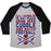 Virgin Teez  Baseball Tee Unisex Tri-Blend Baseball Tee / small / Athletic Gray / Black PIZZA, BEER, CUDDLING, AND FOOTBALL UNISEX TRI-BLEND BASEBALL TEE