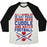 Virgin Teez  Baseball Tee Unisex Tri-Blend Baseball Tee / small / Oatmeal / Black PIZZA, BEER, CUDDLING, AND FOOTBALL UNISEX TRI-BLEND BASEBALL TEE