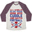 Virgin Teez  Baseball Tee Unisex Tri-Blend Baseball Tee / small / Oatmeal / Maroon PIZZA, BEER, CUDDLING, AND FOOTBALL UNISEX TRI-BLEND BASEBALL TEE