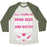 Virgin Teez  Baseball Tee Unisex Tri-Blend Baseball Tee / small / Oatmeal / Moss PIZZA, BEER, CUDDLING, AND HOCKEY UNISEX TRI-BLEND BASEBALL TEE