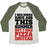 Virgin Teez  Baseball Tee Unisex Tri-Blend Baseball Tee / small / Oatmeal / Moss PIZZA BODY FOR THE SUMMER UNISEX TRI-BLEND BASEBALL TEE